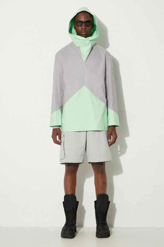 A-COLD-WALL* kurtka Woven Geometric Kagool ACWMO095A. szary AA00