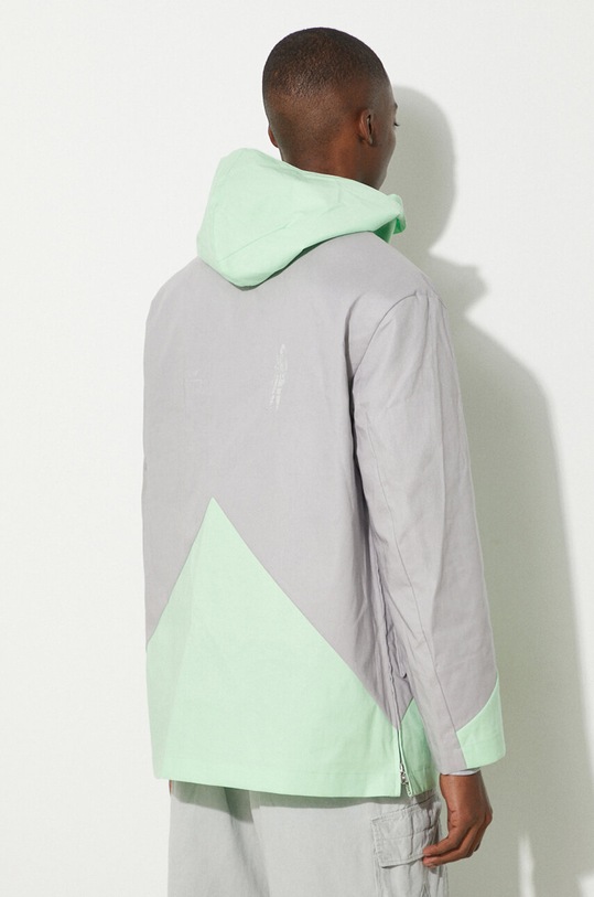 Odzież A-COLD-WALL* kurtka Woven Geometric Kagool ACWMO095A. szary