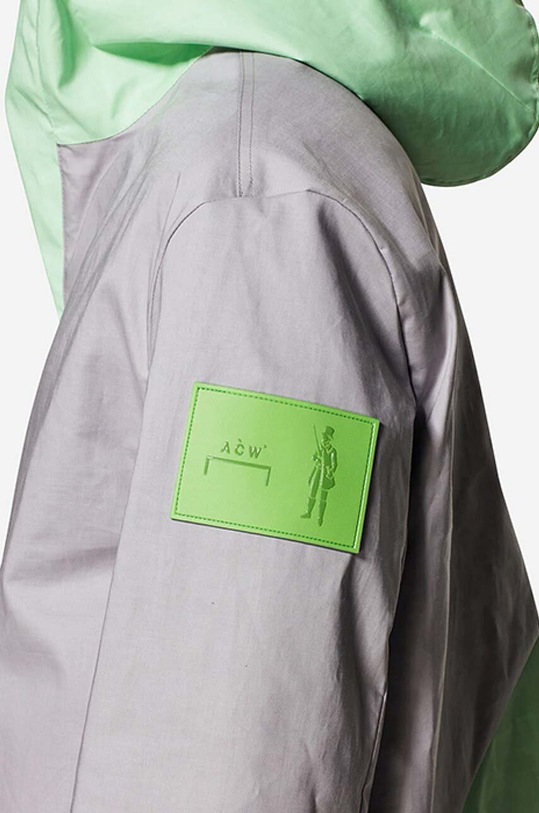 Jakna A-COLD-WALL* Woven Geometric Kagool siva ACWMO095A.