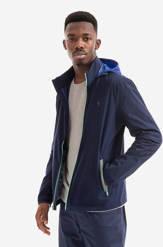 Polo Ralph Lauren jacket 2 Layer Poly-Hood Packable with navy 781862317001