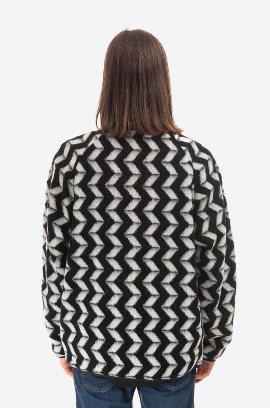 Clothing PLEASURES wool jacket P22F011 black