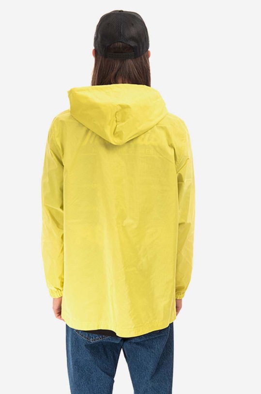 Clothing PLEASURES rain jacket P22F015 yellow