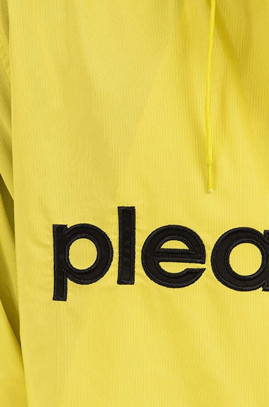 PLEASURES rain jacket yellow P22F015