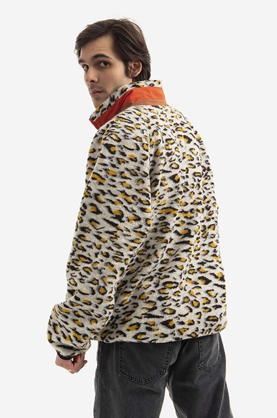 Odzież PLEASURES bluza z domieszką wełny Strain Fuzzy Jacket P21W002 multicolor