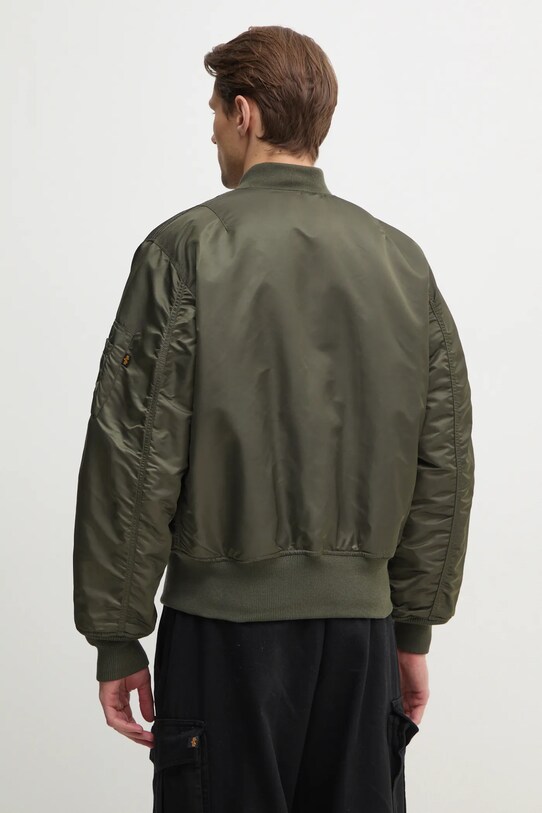 Двусторонняя куртка-бомбер Alpha Industries Ma-1 Reversible 100101.04 зелёный