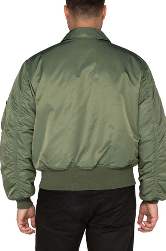 Яке бомбър Alpha Industries CWU 45 100102.01 зелен AA00