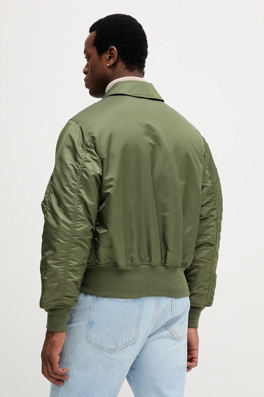 Дрехи Яке бомбър Alpha Industries CWU 45 100102.01 зелен
