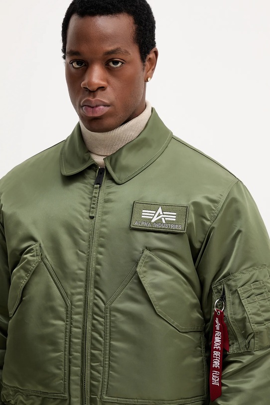 Яке бомбър Alpha Industries CWU 45 зелен 100102.01