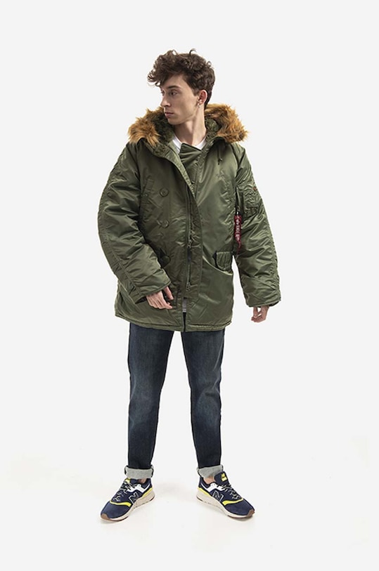 Alpha Industries geacă N3B 100106.01 verde AW23