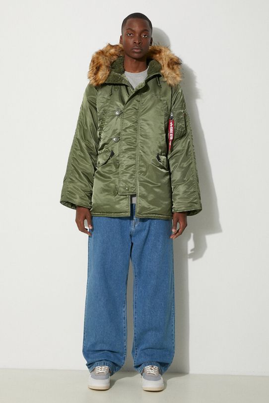 Alpha Industries jacket N3B 100106.01 green AW23