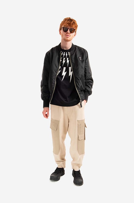 Oboustranná bomber bunda Alpha Industries x Neil Barrett MA-1 zelená 106120.01