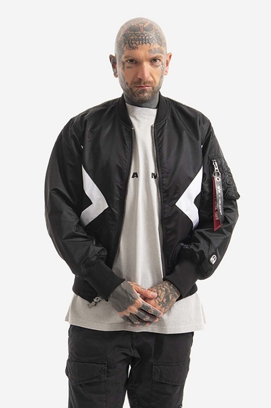 Alpha Industries reversible bomber jacket Alpha Industries x Neil Barrett MA-1 other black 106120.03