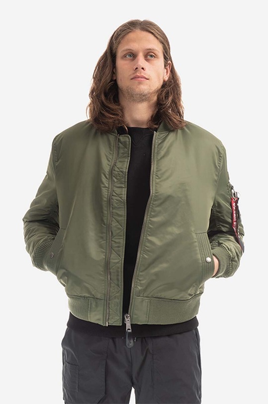 Alpha Industries kurtka bomber MA-1 VF Project Recycled bez kaptura zielony 108105.01