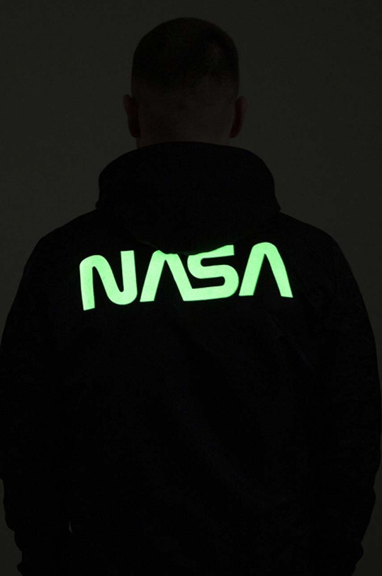 Alpha Industries giubbotto bomber reversibile MA-1 LW HD NASA Glow Rev 116106.03