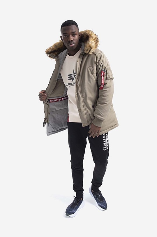 Bunda Alpha Industries Arctic Discoverer 118100.24 hnědá AA00