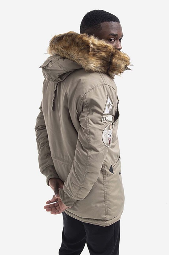 Oblečení Bunda Alpha Industries Arctic Discoverer 118100.24 hnědá