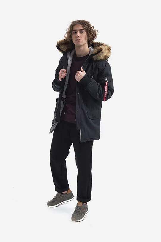 Alpha Industries jacket Arctic Discoverer 118100.03 black AA00