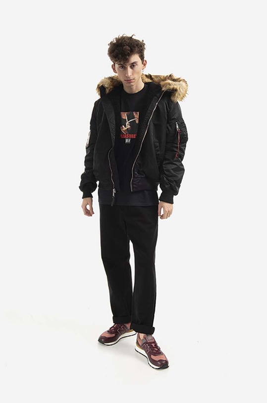 Alpha Industries kurtka Ma-1 Hooded Arctic 128110.03 czarny AA00