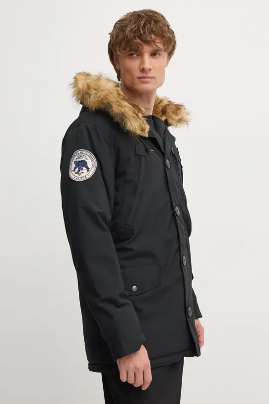Bunda Alpha Industries Polar Jacket 123144 03 s podšívkou černá 123144.03
