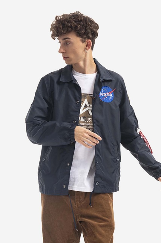 Alpha Industries jacket Nasa Coach Jacket 126137.07 navy AA00