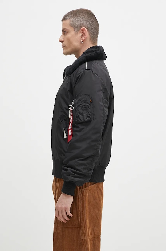 Μπουφάν bomber Alpha Industries Injector III 143104.03 μαύρο AW23