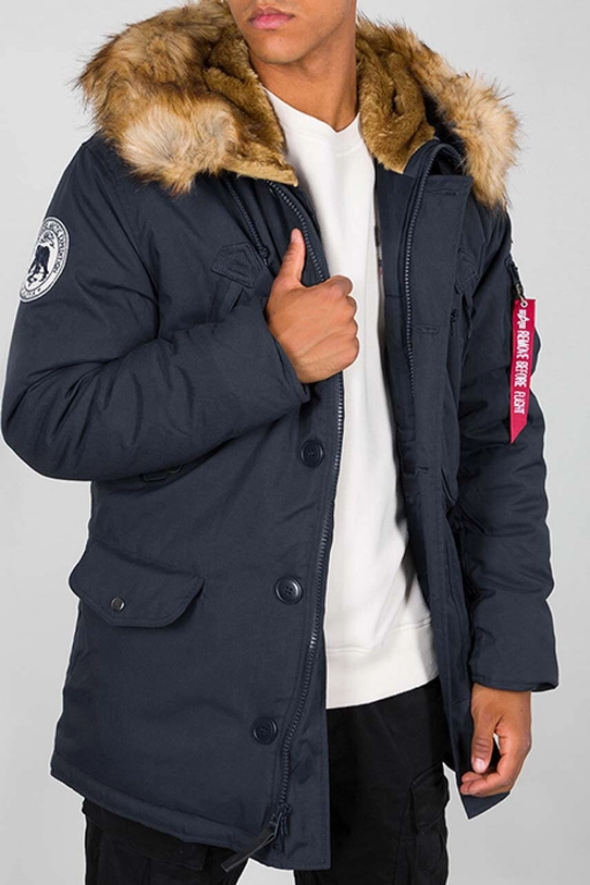 Alpha Industries giacca Polar Jacket isolamento sintetico blu 123144.07