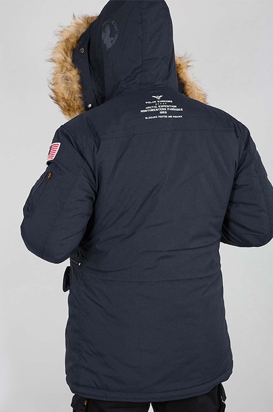 Bunda Alpha Industries Polar Jacket 123144 07 123144.07 modrá AW23