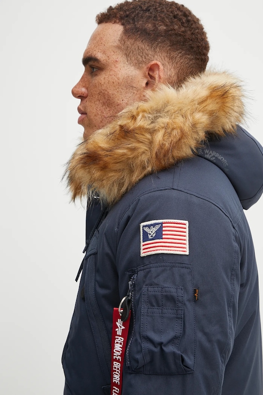 Bunda Alpha Industries Polar Jacket 123144 07 námořnická modř 123144.07