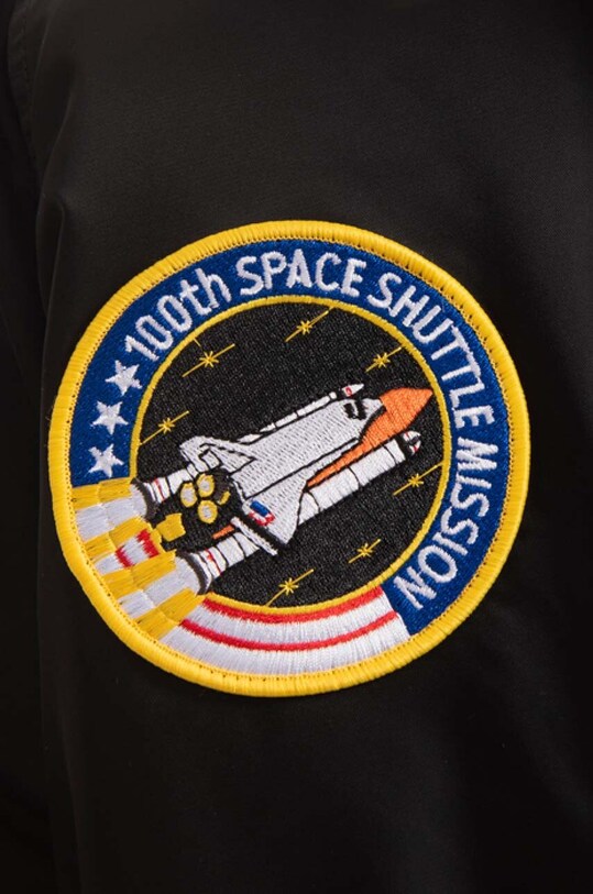 Alpha Industries bomber jacket MA-1 VF NASA 166107.03 black