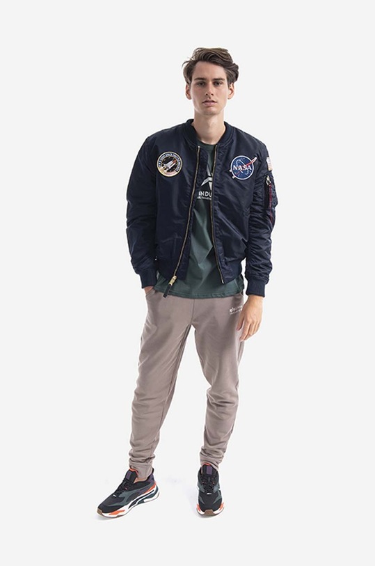 Alpha Industries geacă bomber MA-1 VF NASA LP 166107LP.07 bleumarin AA00