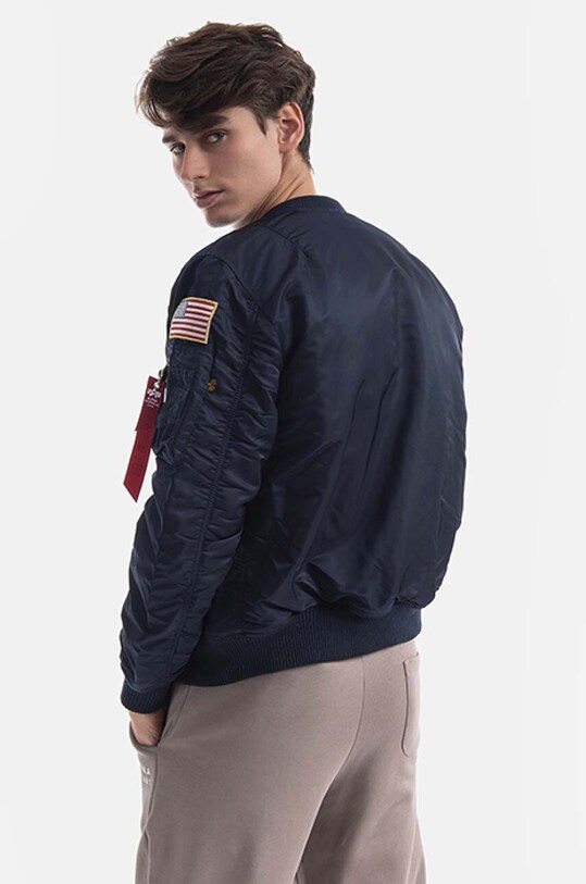 Odjeća Bomber jakna Alpha Industries MA-1 VF NASA LP 166107LP.07 mornarsko plava
