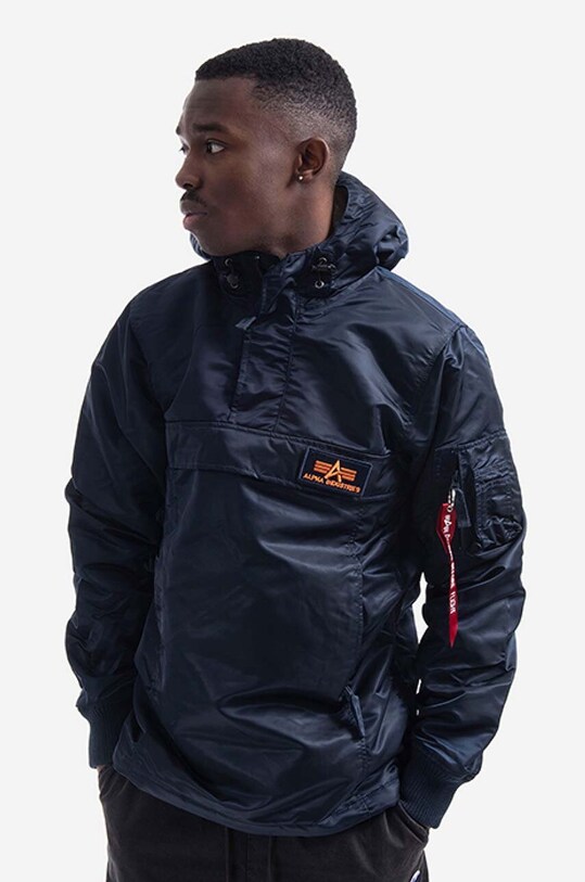 Alpha Industries jacket Hpo Anorak with navy 178139.07