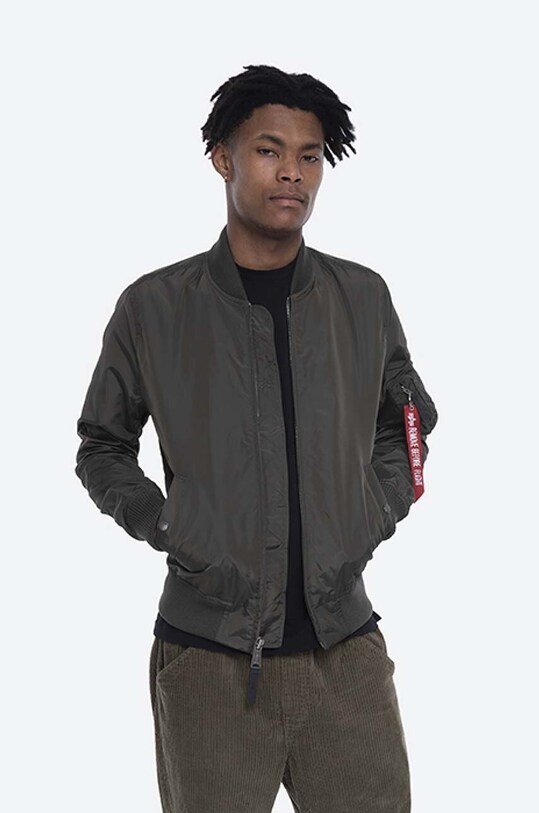 Alpha Industries bomber dzseki MA-1 TT 19113 4 nem szigetelt zöld 191103.04