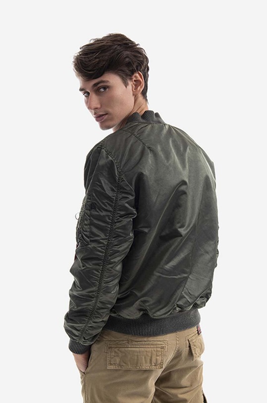 Odzież Alpha Industries kurtka bomber MA-1 VF 59 Battlewash 191118BW.621 zielony