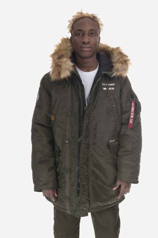 Alpha Industries jacket N3B Airborne with green 188141.257
