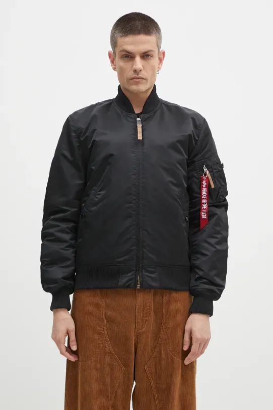 Куртка-бомбер Alpha Industries MA-1 VF 59 без капюшона чёрный 191118.03