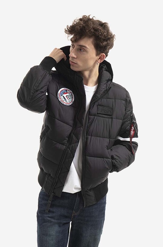 Bunda Alpha Industries Hooded Puffer Fd Nasa 198121 03 198121.03