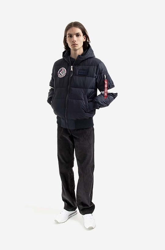 Alpha Industries jacket Hooded Puffer FD NASA 198121.07 navy AA00