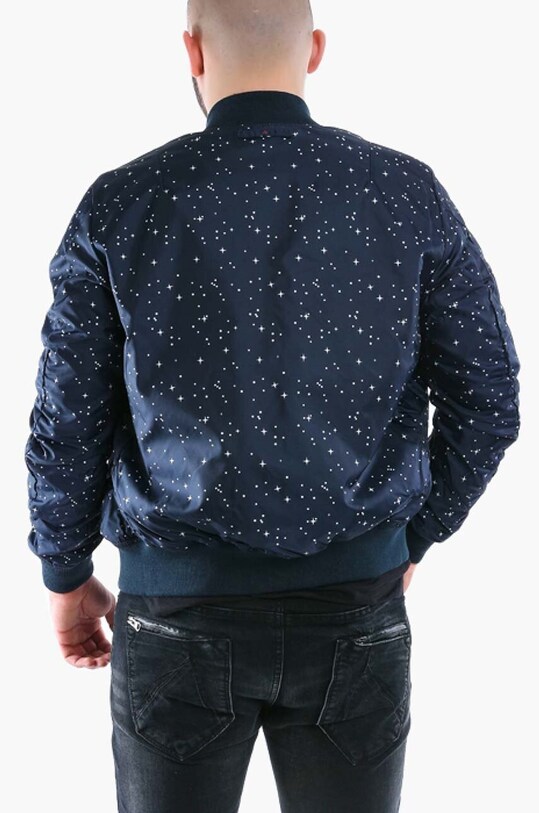 Alpha Industries kifordítható bomber dzseki MA-1 TT NASA Reviersible II 18611 7 186101.07 sötétkék