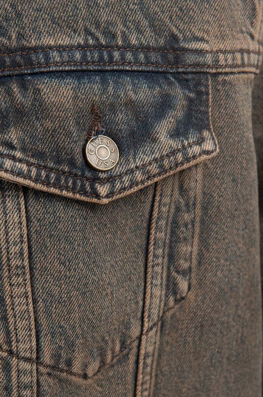 Джинсова куртка Guess M2BN01.D4S10 коричневий