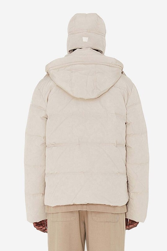 Wood Wood down jacket Ventus Tech Stripe Down Jacket 12235910.1242 beige AA00