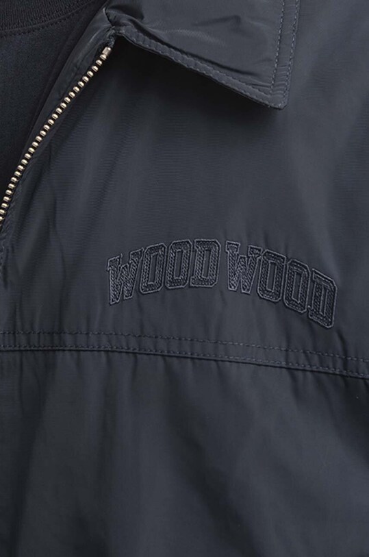 Wood Wood jacket Casey Nylon Patch Bomber navy 12235101.1238