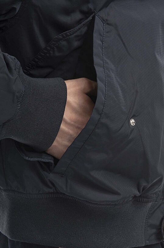 Wood Wood jacket Casey Nylon Patch Bomber 12235101.1238 navy