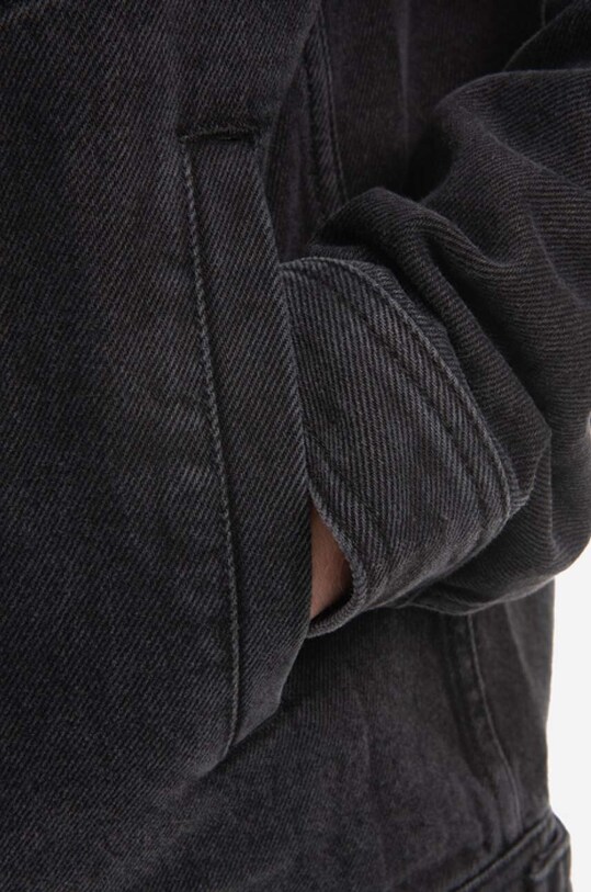Wood Wood Ivan Denim Jacket czarny 12235109.7051