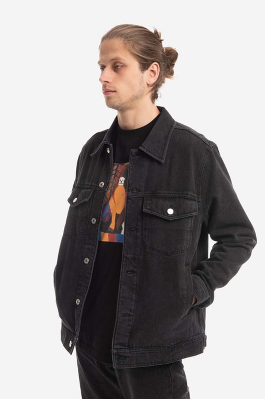 Яке Wood Wood Ivan Denim Jacket 12235109-7051 BLACK 12235109.7051