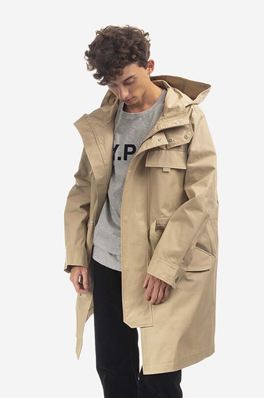 A.P.C. parka Parka Yael beżowy COEGJ.H30178