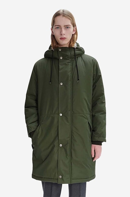 A.P.C. kurtka Parka Hector pozostałe zielony COEZV.H30179