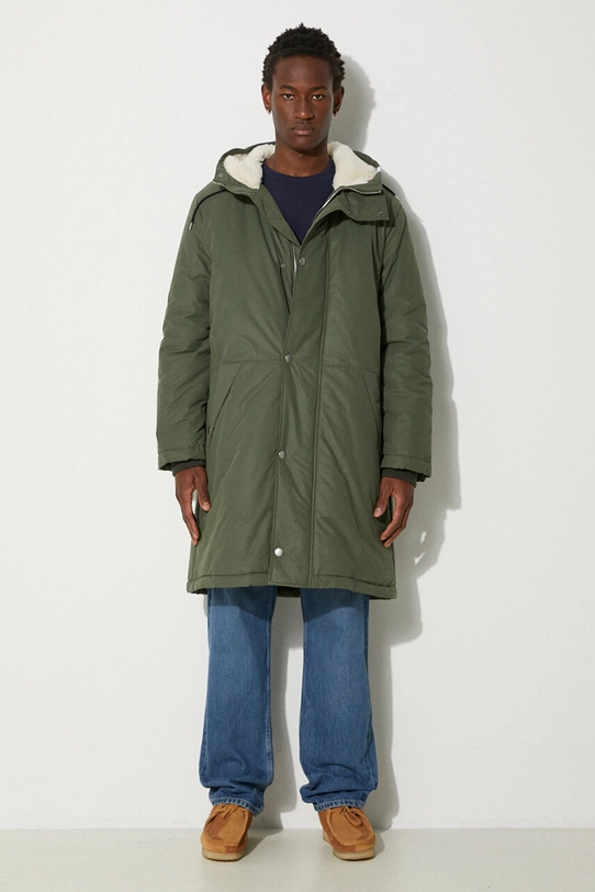 A.P.C. kurtka Parka Hector COEZV.H30179 zielony AA00