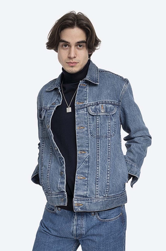 A.P.C. kurtka jeansowa Veste Jean Us COZZK.H02223