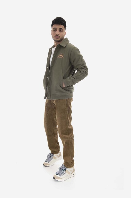 Maharishi kurtka Embroidered Tour 4095.OLIVE zielony AA00